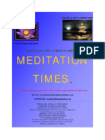 Meditation Times March 2008