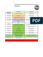 Production Scheduel