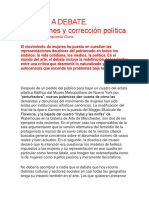 2018 EL ARTE a DEBATE. Instituciones y Corrección Política