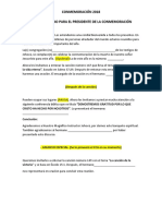 Guión Sugerido para El Presidente de La Conmemoración 2018 PDF