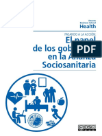 El Papel de Los Gobiernos en La Alianza Sociosanitaria