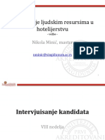  Intervjuisanje Kandidata