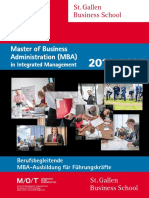 Master of Business Administration (MBA) in Integrated Management