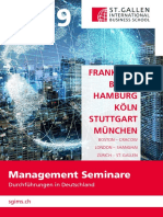 Management Seminare (Durchführungen in Deutschland), St. Gallen International Business School
