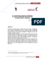 LA ACTUALIDAD DE RUDOLF HILFERDING Y EL CAPITAL FINANCIERO PARA EXPLICAR LA CRISIS ACTUAL. (1909-2009).pdf