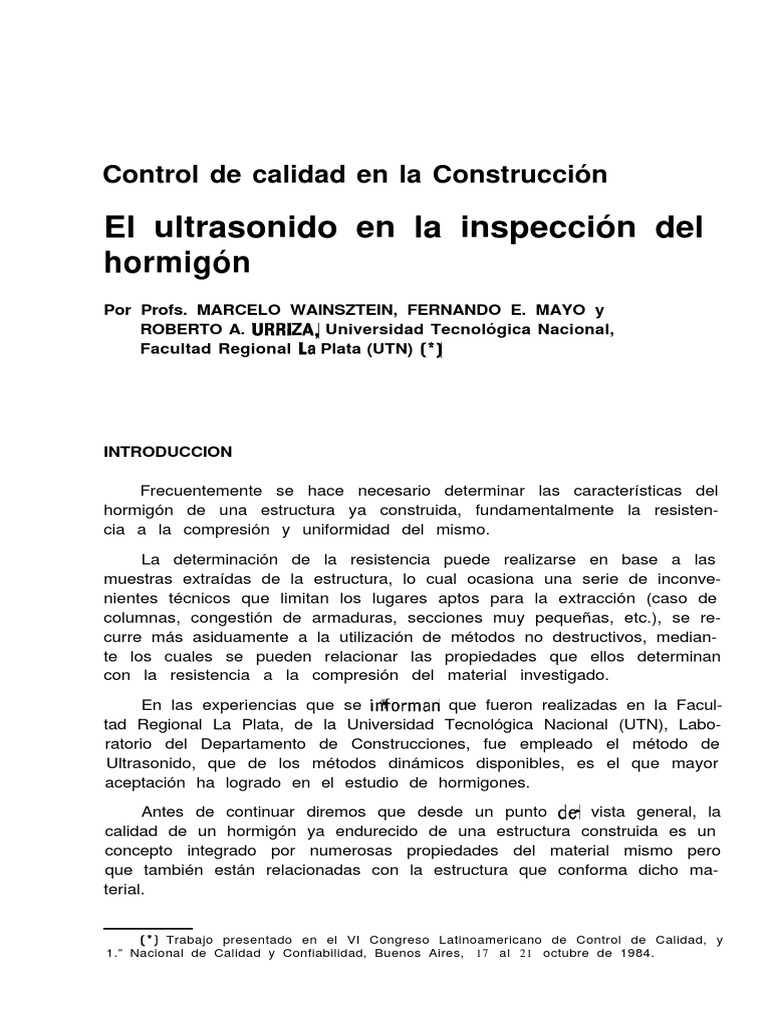 4 Control de Calidad en La Construccion | PDF | Olas | Cemento