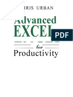 Advanced Excel For Productivity by Chris Urban
