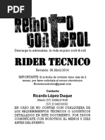 Rider Tecnico Remoto Control 6