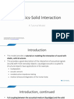 Acoustics-Solid Interaction: A Tutorial Model