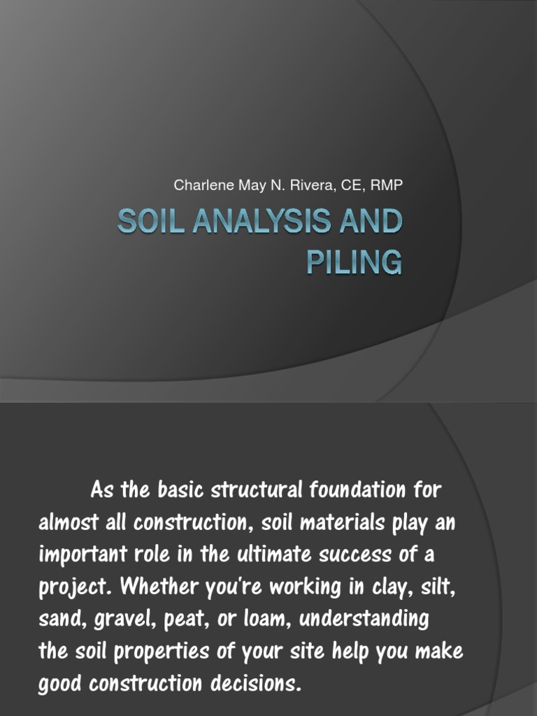 Soil Types and Testing for Construction | PDF | Deep Foundation | Soil
