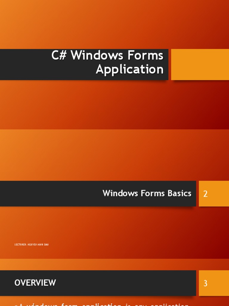 C# Windows Forms Application Guide | PDF | Application Software | Login