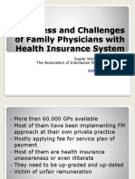 Readyness and Challenges of FP in Health Insurance System