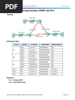 6.2.2.4 Packet Tracer - Configuring Basic EIGRP With IPv4 Instructions