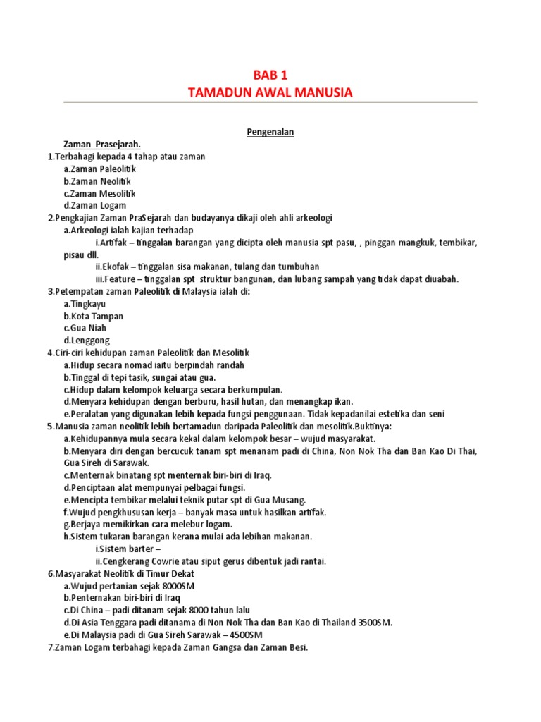 Nota Sejarah SPM Tingkatan 4 - SPM - Free SPM Tips 2019 by 