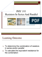 Resistors in Series and Parallel E-Learning