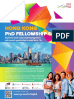 Hong Kong: PHD Fellowship Scheme