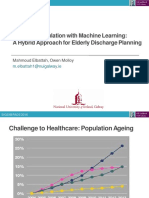 Coupling Simulation With Machine Learning:A Hybrid Approach For Elderly Discharge Planning