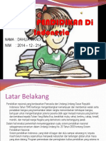 Sistem Pendidikan Di Indonesia