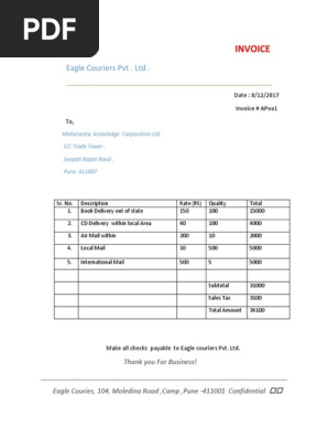 Invoice Sample