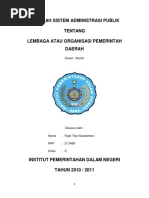 Download Makalah Sistem Administrasi Publik by Fahrurrozi Syarif SN374227264 doc pdf