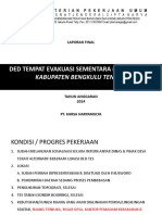 Ded Tempat Evakuasi Sementara (Tes) /shelter Kabupaten Bengkulu Tengah