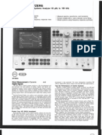 Signal Analyzers: Dual-Channel, Control Systems Analyzer 65 Μhz To 100 Khz