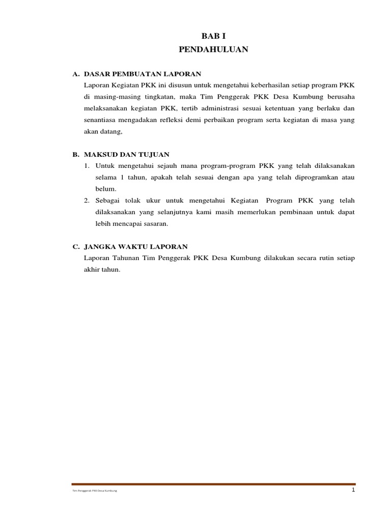 Contoh Kata Pengantar Laporan Tahunan Seputar Laporan