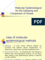 Overview of Molecular Epidemiological Methods For The Subtyping and Comparison of Viruses