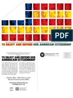 CHSA Postcard "Our American Citizenship" 2008