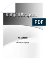 Strategic IT Management