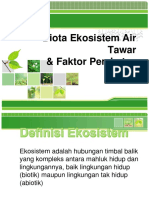 Biota Ekosistem Air Tawar - Faktor Pembatas