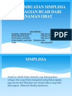 Cara Pembuatan Simplisia