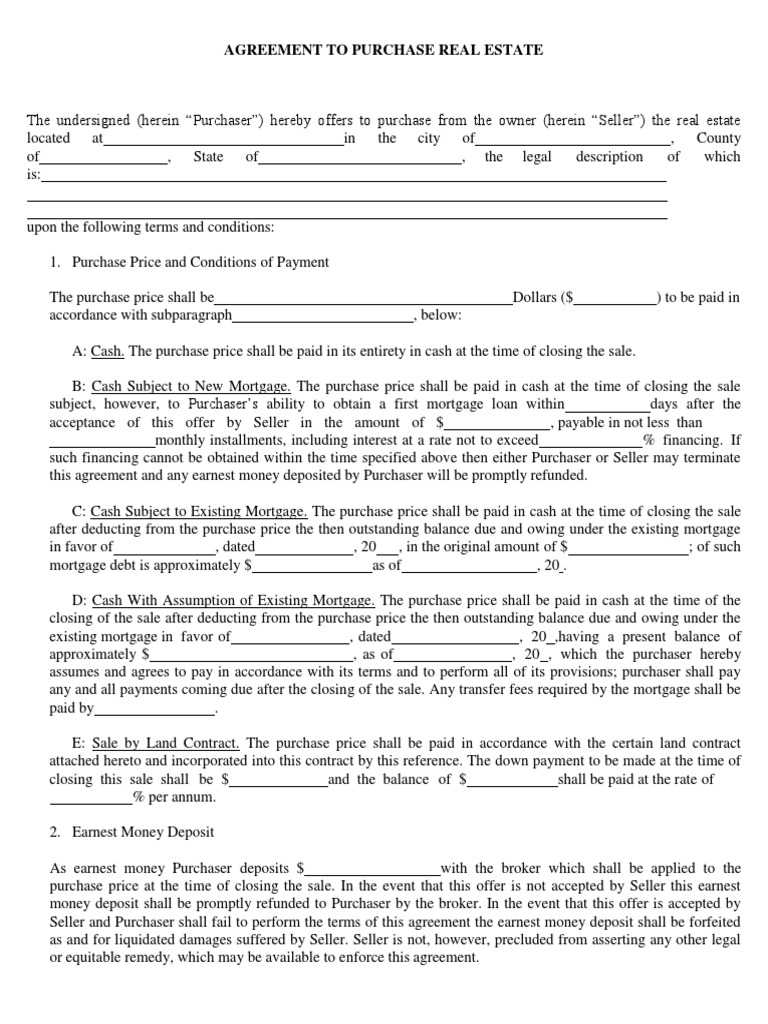 Agreement Mortgage Loan Prices