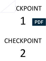 Checkpoint 1