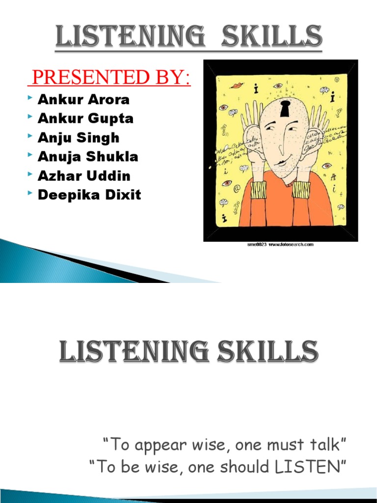 Importance of Listening in Communication | PDF