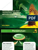 Modul 8. Pengembangan Obat Tradisional Indonesia Menjadi Fitofarmaka