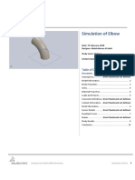 Simulation of Elbow: Date: 17 February, 2018 Designer: Abdulrahman Al-Jabiri Study Name: Static 2 Analysis Type: Static