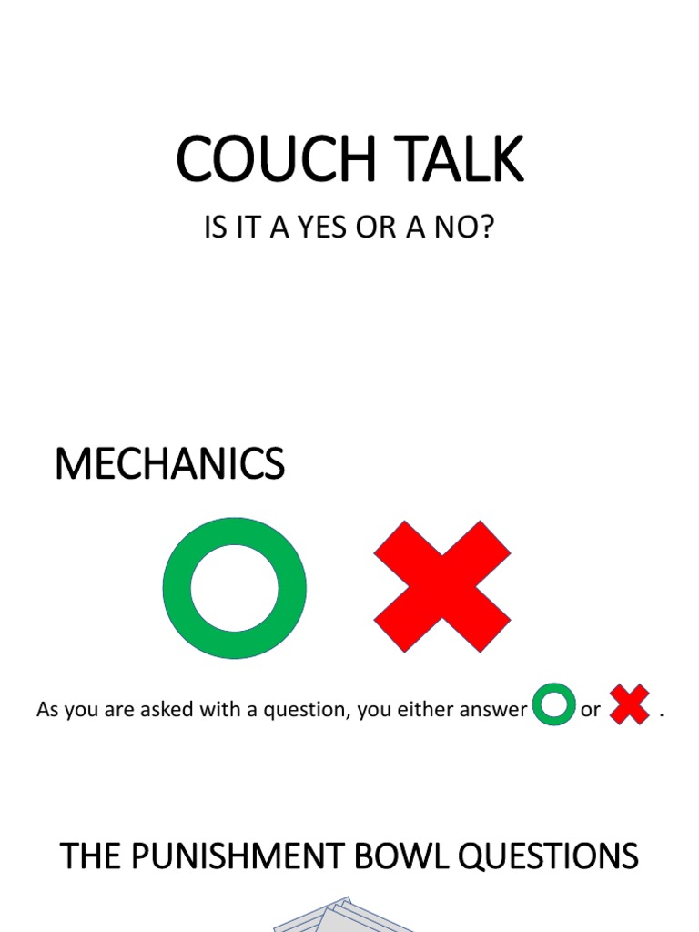 Couch Talk Isitayesorano? PDF
