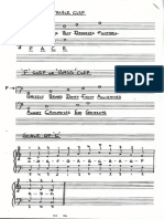 Notes On The Stave - Bass and Treble Clef PDF