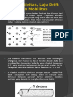 Konduktivitas, Laju Drift Dan Mobilitas: Bebas (Kadang-Kadang Disebut Gas Elektron)