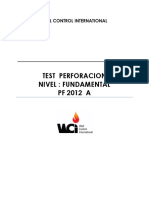 Test - Perforación Fundamental Well Control