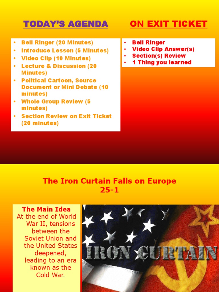 251 The Iron Curtain Falls On Europe PDF Iron Curtain Containment