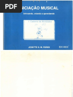 Josette Feres - Iniciação musical - Caderno 1