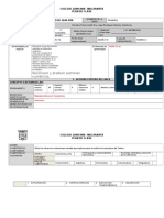 Formato Plan de Clase Matematicas Actividad Diagnóstica 2018