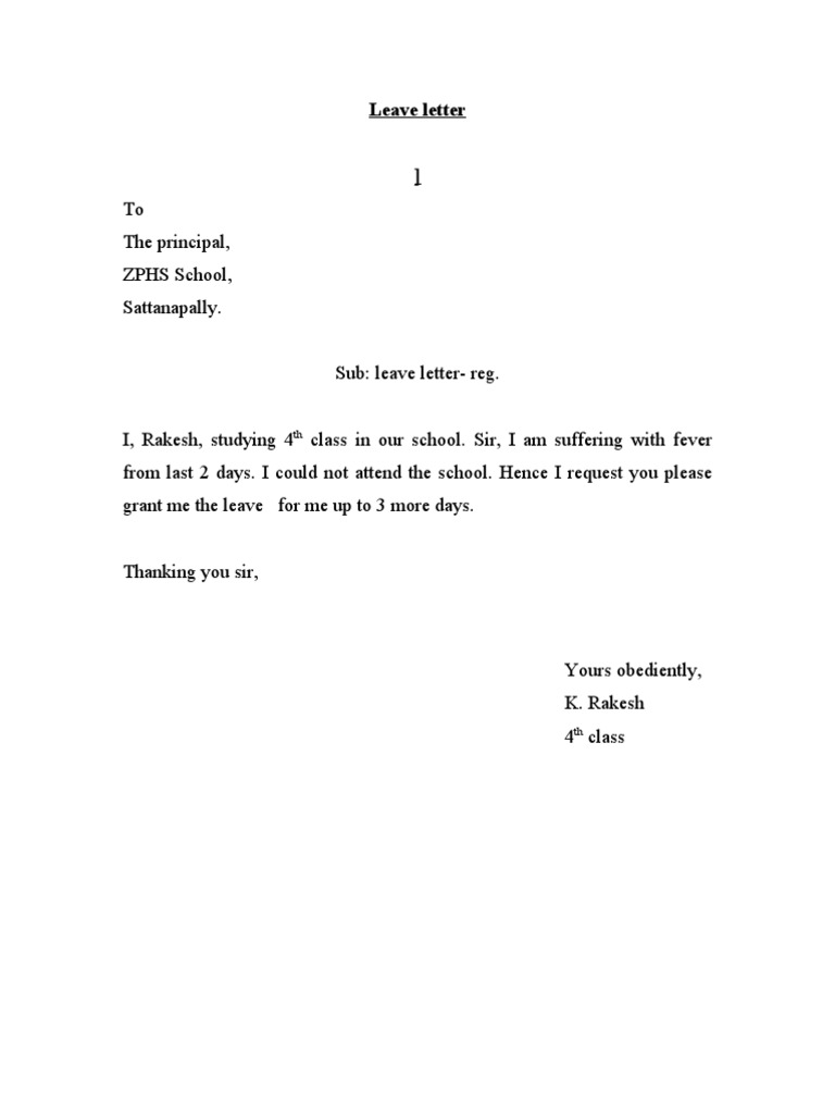 leave-letter