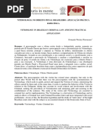 Vitimologia No Direito Penal Brasileiro: Aplicação Prática Específica