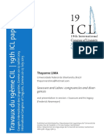 Saussure and Labov Congruencies and Dive