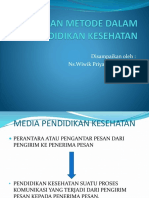 Media Dan Metode Dalam Pendidikan Kesehatan 