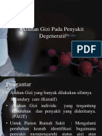 Asuhan Gizi Pada Penyakit Degeneratif