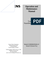 Siemens NF-RO O&M Manual